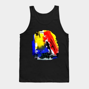 Splendid Idea Colorful Abstract Tank Top